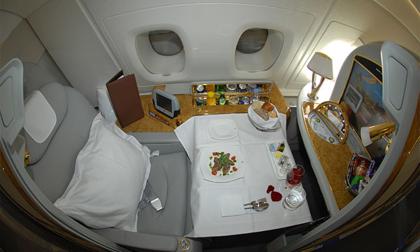 First class cabins : Photo: Emirates