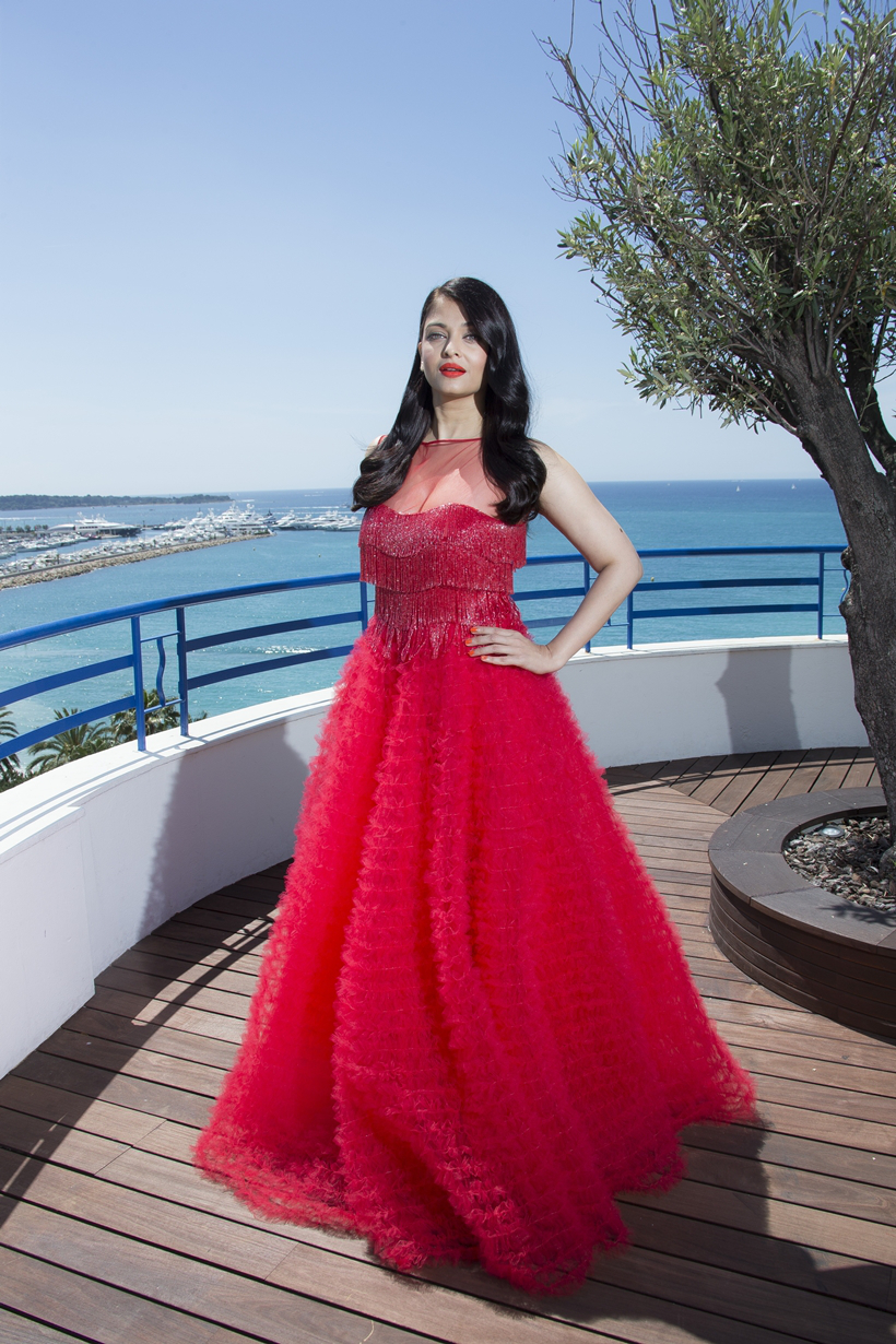 Actress Aishwarya Rai Bachchan poses during portraits at the 69th international film festival, Cannes, southern France, Saturday, May 14, 2016. (AP Photo/Joel Ryan)