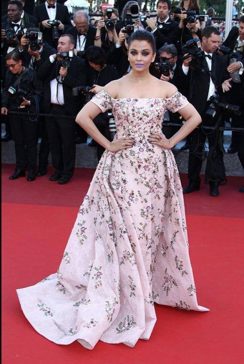Aishwarya Rai at Cannes red carpet