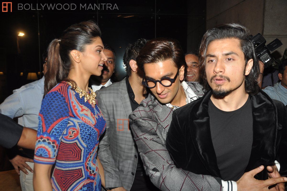 Ali Zafar with Deepika and Ranveer Singh 2