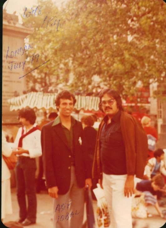 Asif Iqbal Razvi and Veteran PTV Actor Raju Jamil (1)