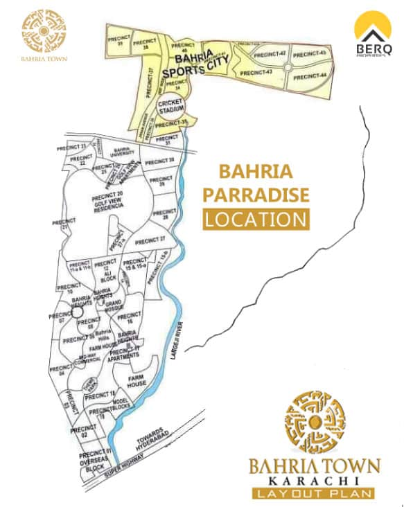  Bahria Paradise Karachi Layout