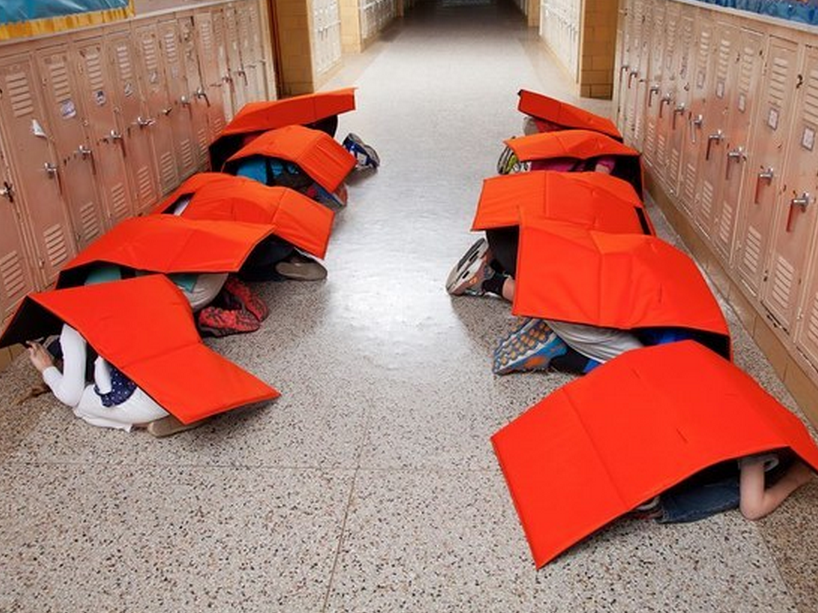 Bulletproof Bodyguard Blanket for protection from school shooting and tornadoes