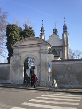 Main gate of the Sedlec Ossuary