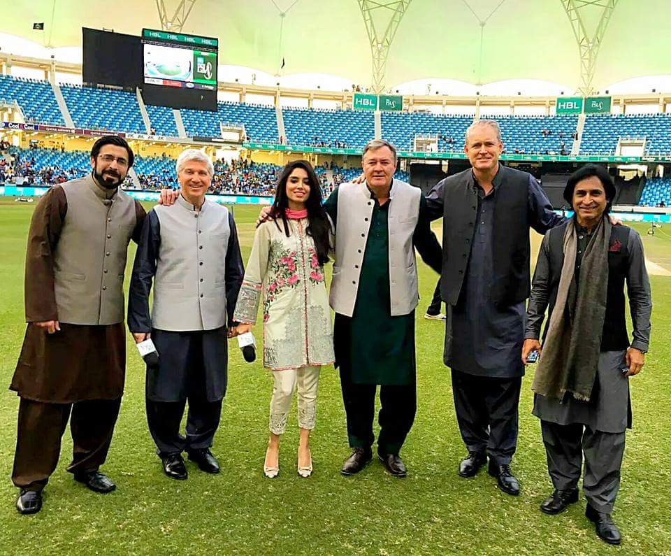 Commentators in Shalwar Kameez.Brandsynario