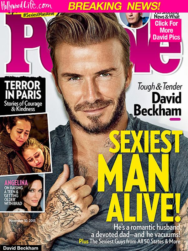 David Beckham People Magazine