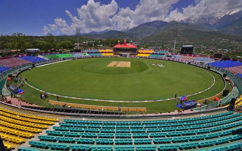 Dharamshala stadium at himachal pradesh