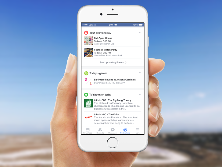 Facebook Notifications.Brandsynario