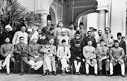 Founder fathers and Muslim League leaders after a dinner party 1940