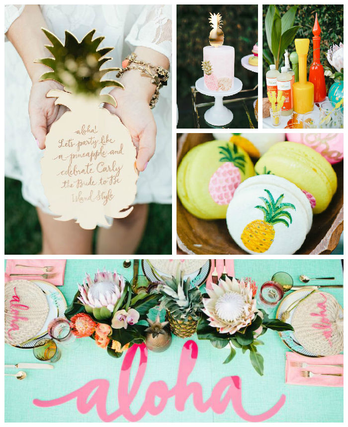 Hawaiin Honey Moon based bridal shower