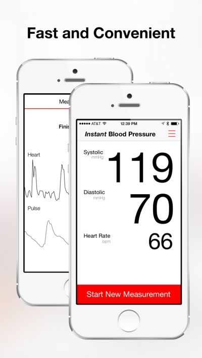 Instant Blood Pressure app