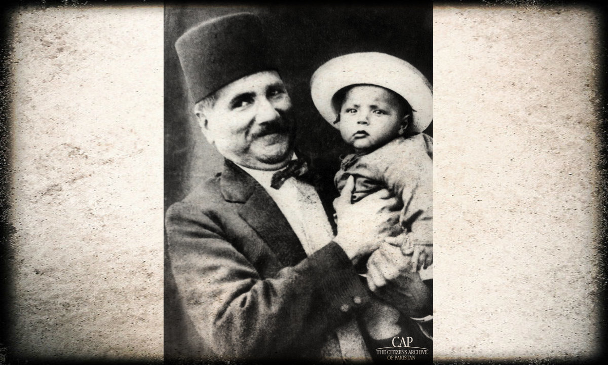 Iqbal with his son