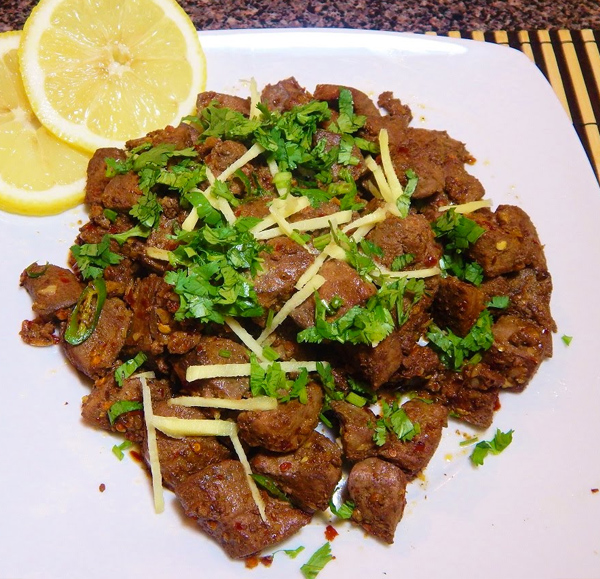 Pakistani Food Kaleeji