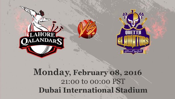 Lhr Qalandars Vs Quetta Gladiators