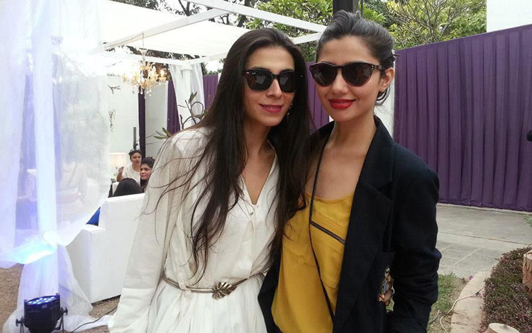 Mahira Khan and Feeha Jamshed