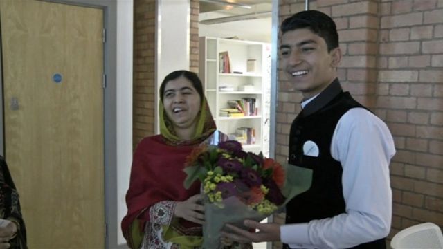 Malala with Anwar Ullah