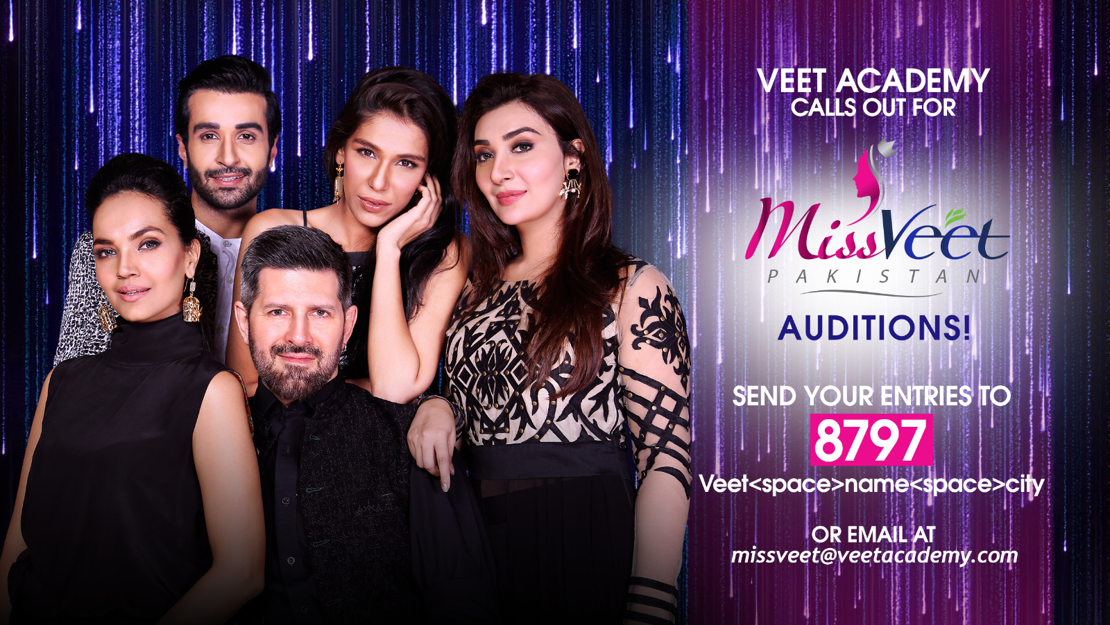 Miss Veet Pakistan opens for auditions