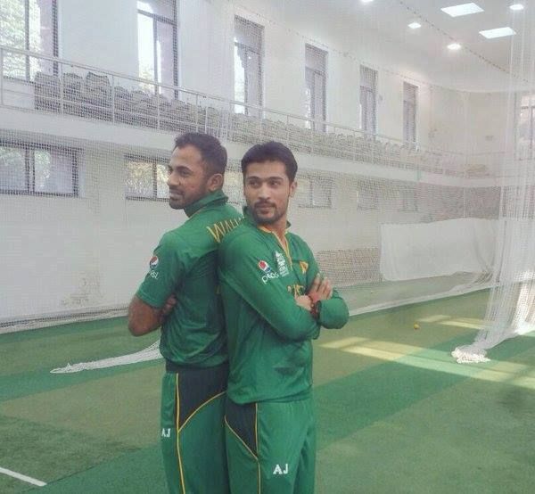 Mohammad Amir and Wahab Riaz