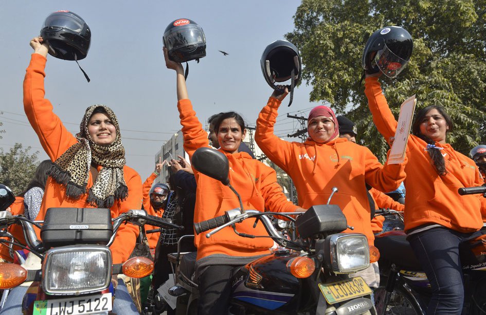 Women Motorcycle rally 