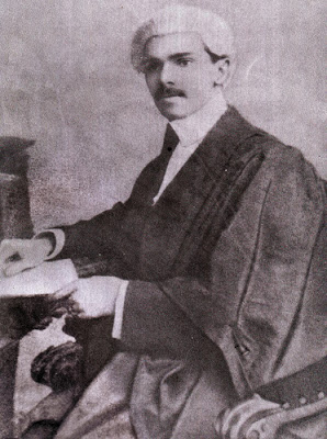 Mr. Jinnah as a young magistrate in Bombay