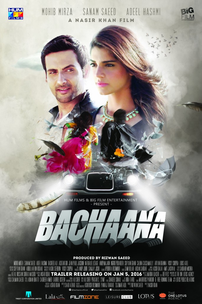 Official Poster - BACHAANA The Movie - One Indian, One Pakistani and One Epic Romance [F]