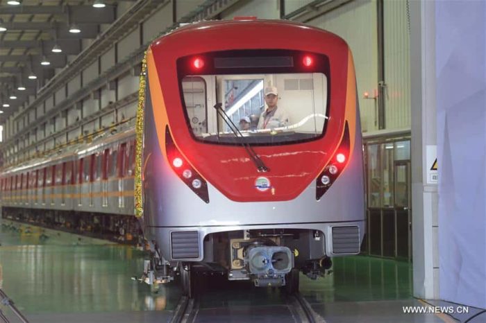 Lahore Orange Line Metro Train