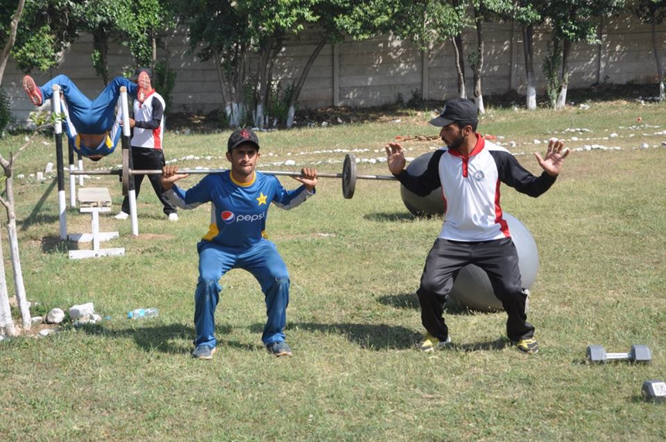 Pakistan cricket team army boot camp in kakul