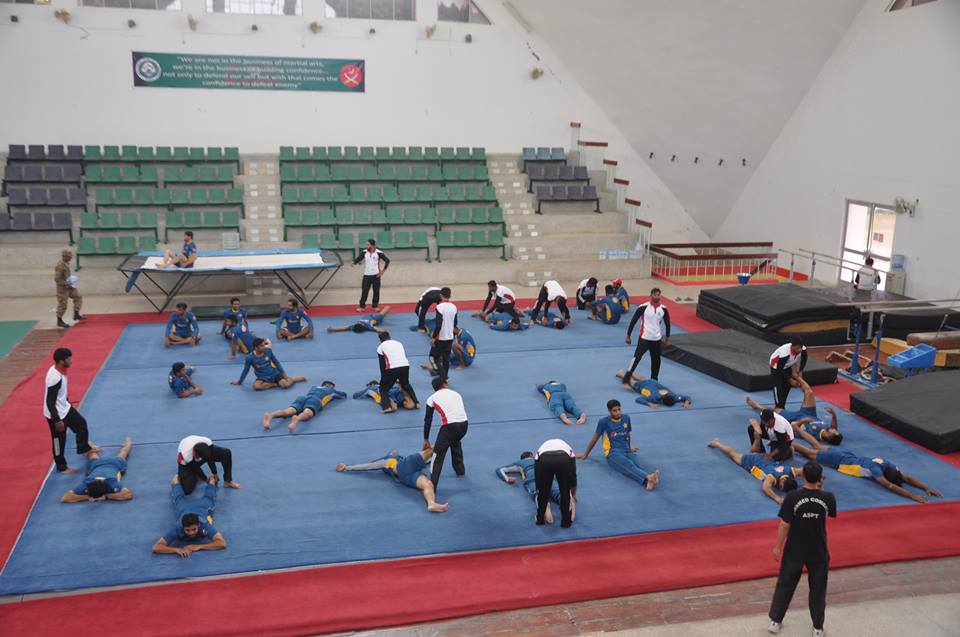 Pakistani cricket team army boot camp