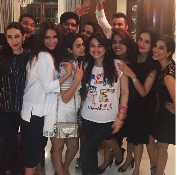 Priety zinta and manish malhotra party