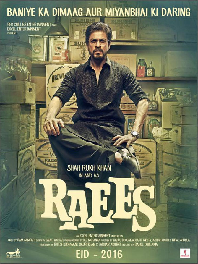 Raees Poster