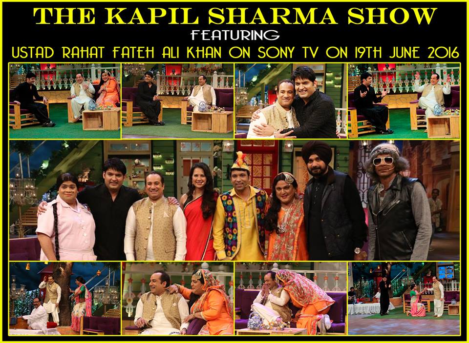 Rahat Fateh Ali Khan in The Kapil Sharma Show