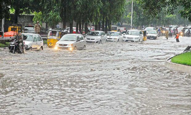 Rainfall in Karachi
