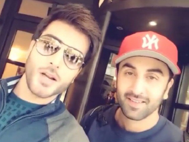 Ranbir Kapoor and Imran Abbas Selfie