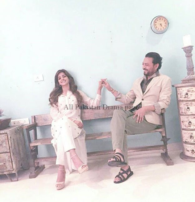 Saba Qamar and Irrfan Khan