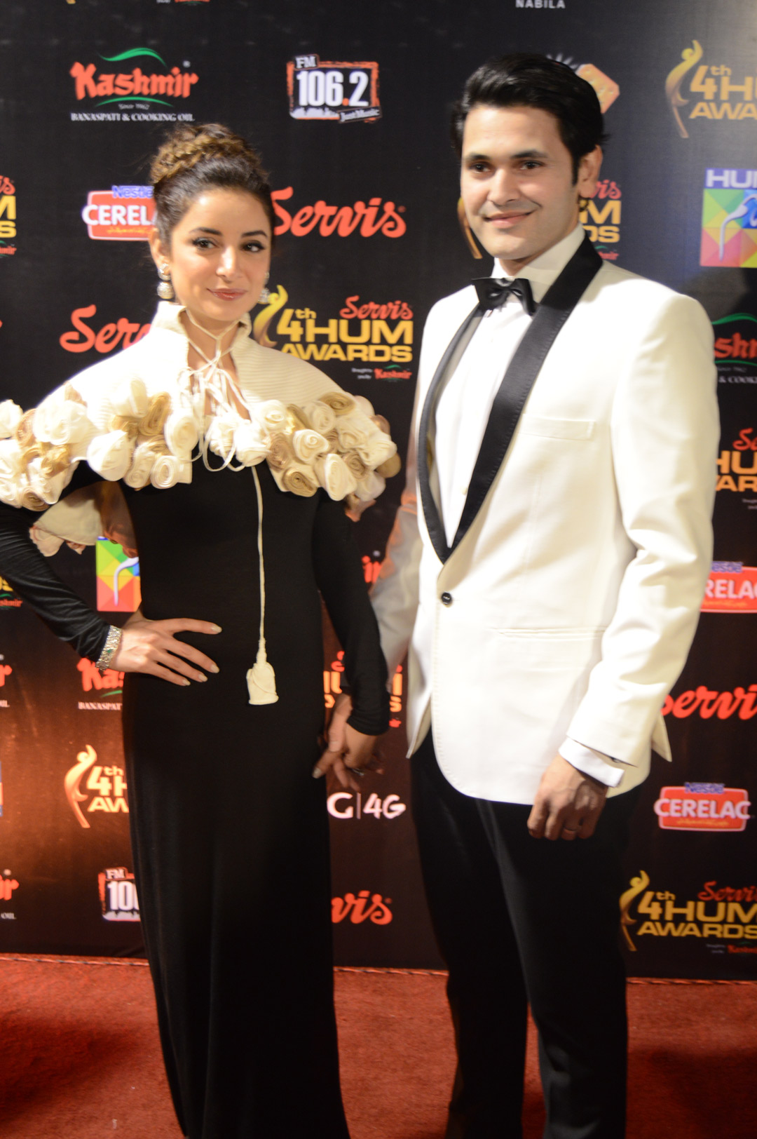 Sarwat Gillani and Fahad HUM Awards Red Carpet