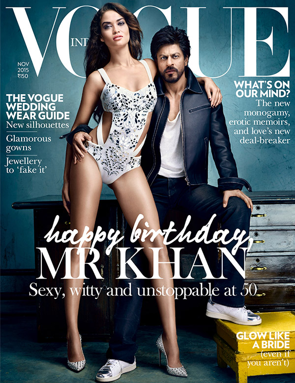 Shahrukh Khan on Vogue India Magazine Cover