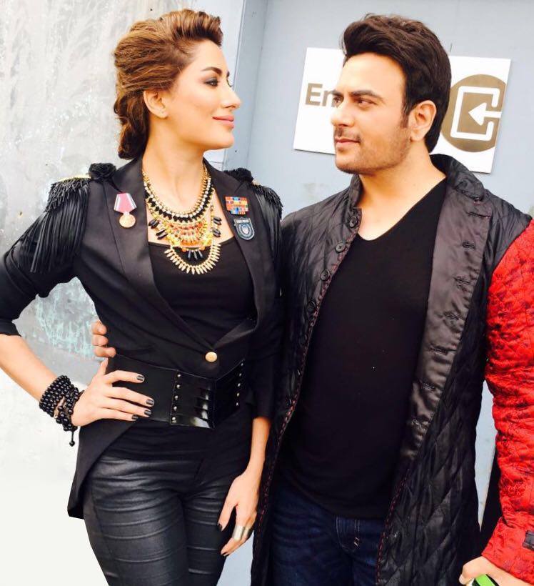 Shiraz uppal and Mehwish Hayat for Coke Studio Season 9