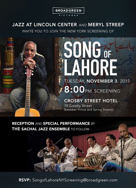 Song of Lahore special performance by The Sachal Jazz Ensemble