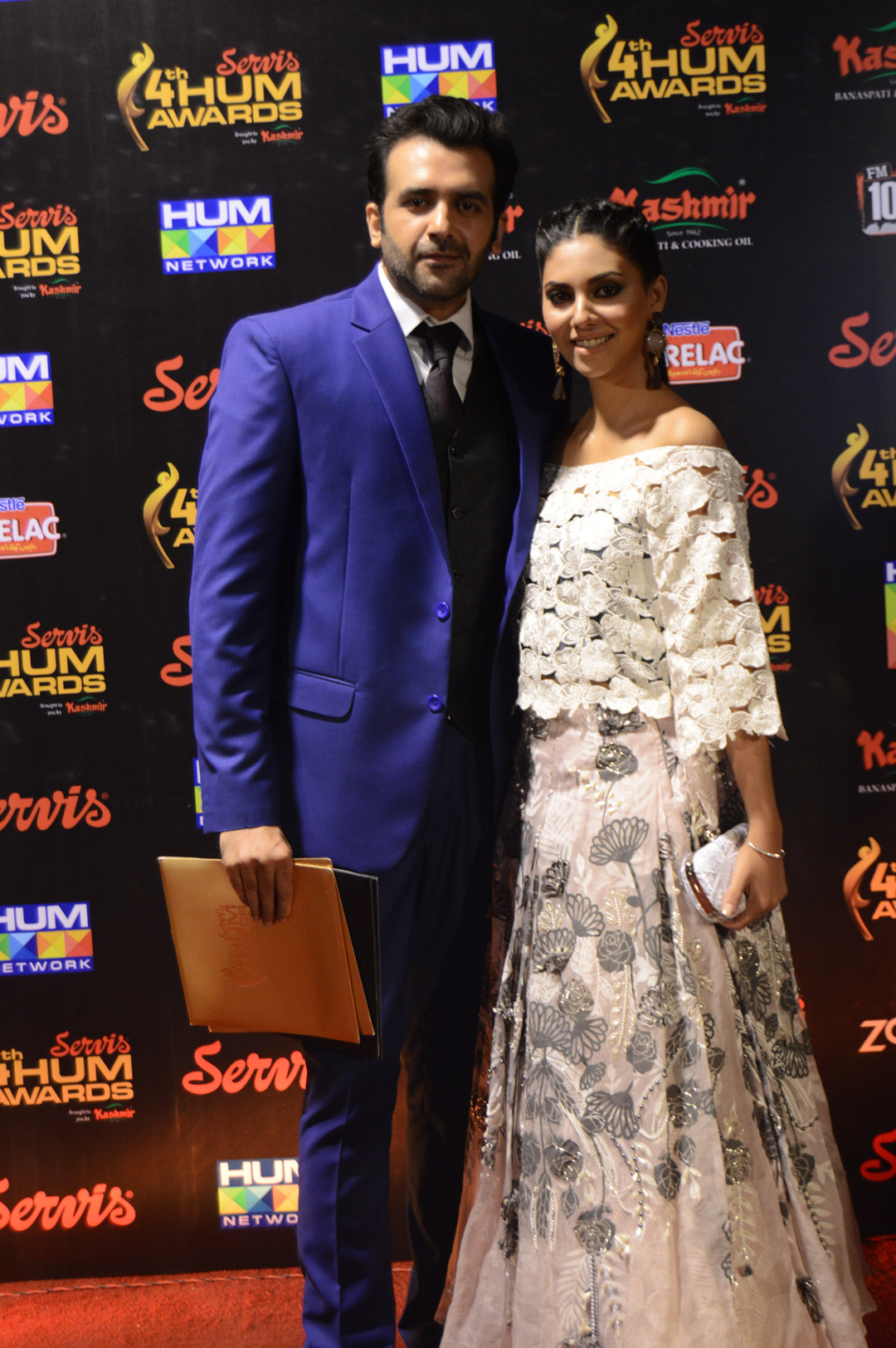 Sunita Marshal and Hassan Ahmed HUM Awards Red Carpet