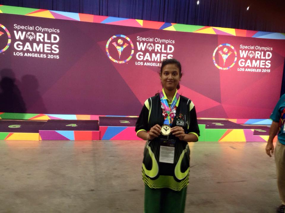 Ume selma with gold medal