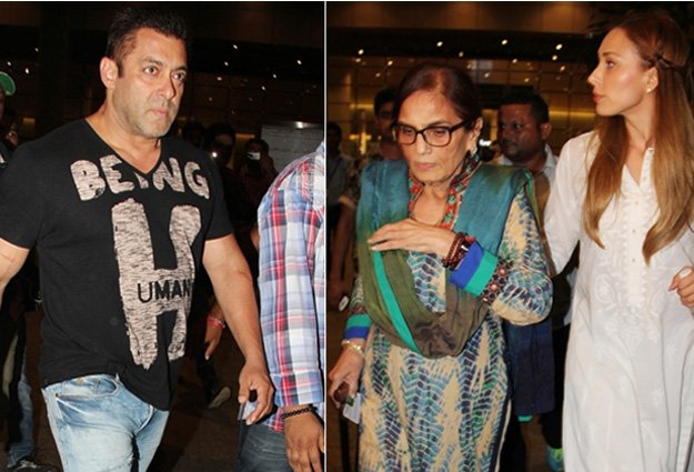 Salman Khan spotted at Airport with Lulia Vantur