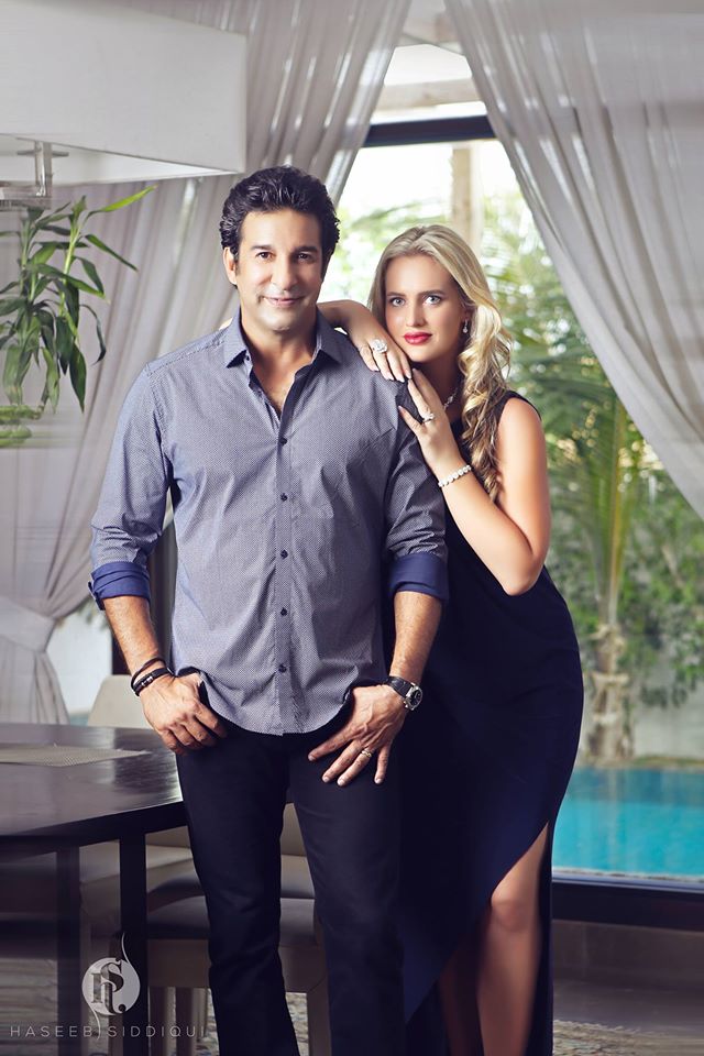 Waseem Akram and Shaniera