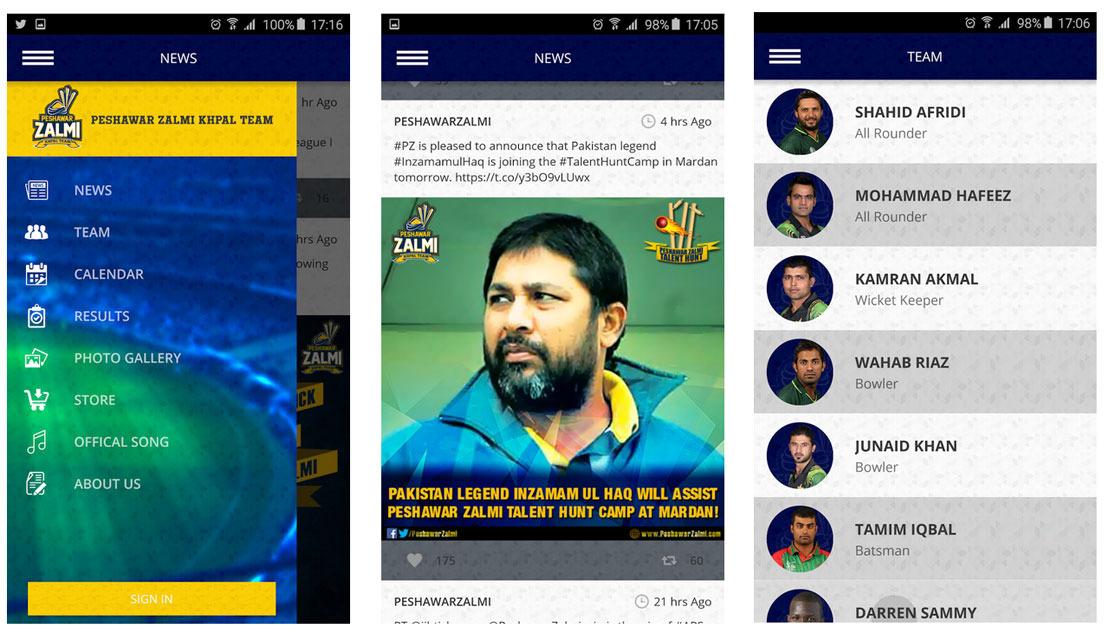 Zalmi official app.Brandsynario