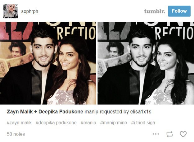 Zayna Malik and Deepika 2