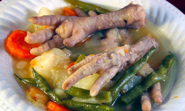 chicken feet soup