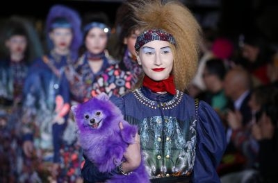 creations by Manish Arora during the 2016-2017 FallWinter ready-to-wear collection fashion show