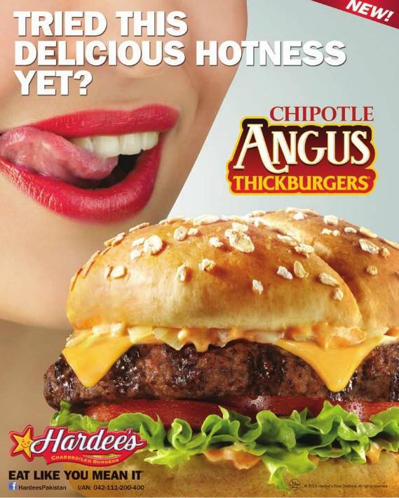 hardees print ad 1