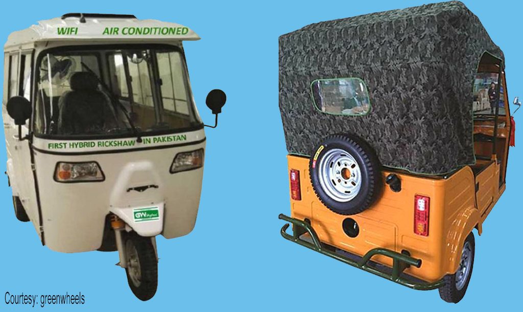 Hybrid rickshaw pakistan