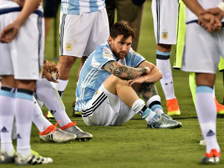 messi after loss of argentina match