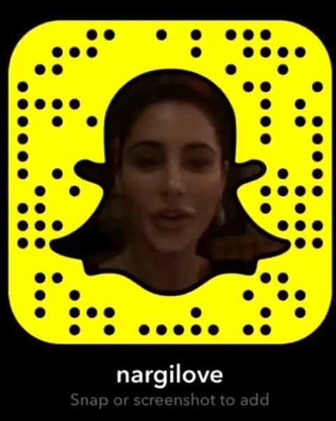 nargis fakhri on snapchat